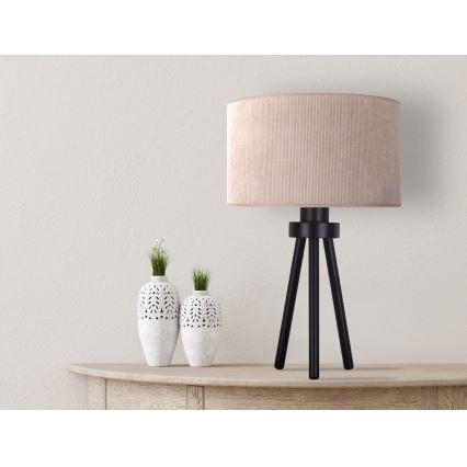 Duolla - Lampa stołowa LYON 1xE27/15W/230V śr. 30 cm beżowy