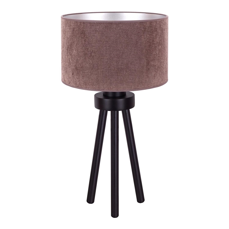 Duolla - Lampa stołowa LYON 1xE27/15W/230V śr. 30 cm brązowy