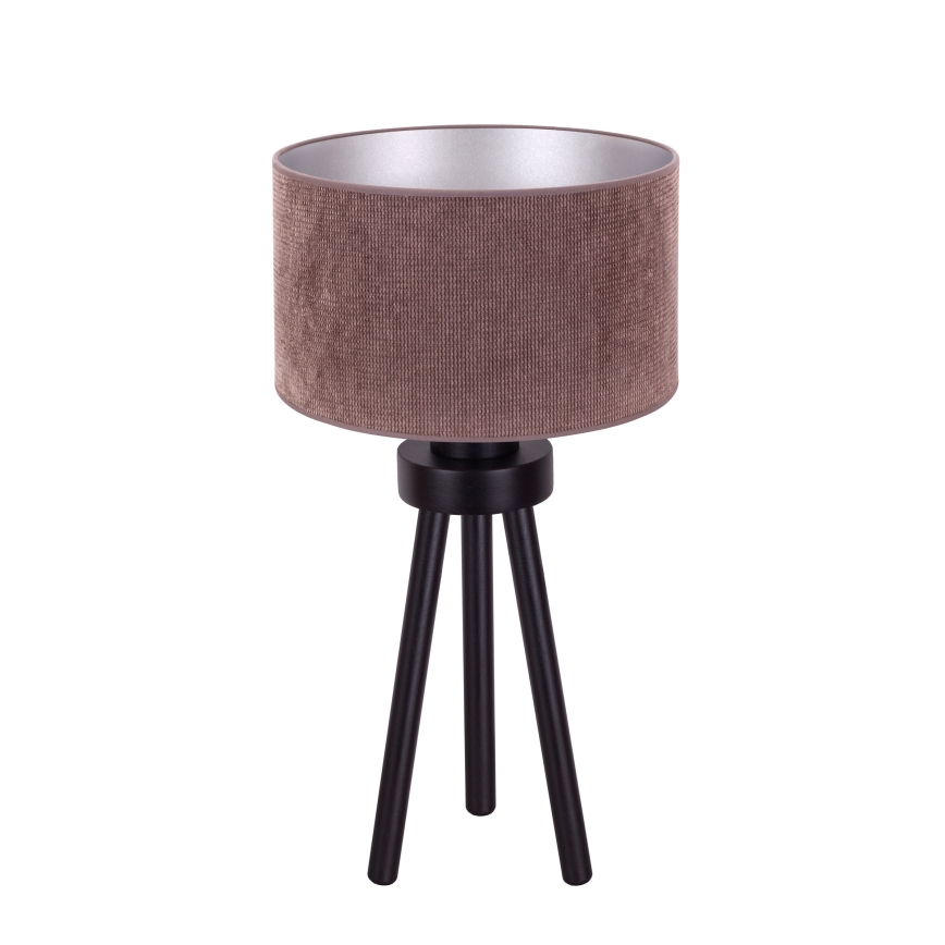 Duolla - Lampa stołowa LYON 1xE27/15W/230V śr. 30 cm brązowy