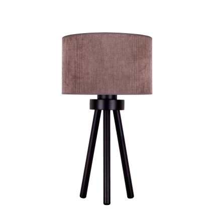 Duolla - Lampa stołowa LYON 1xE27/15W/230V śr. 30 cm brązowy