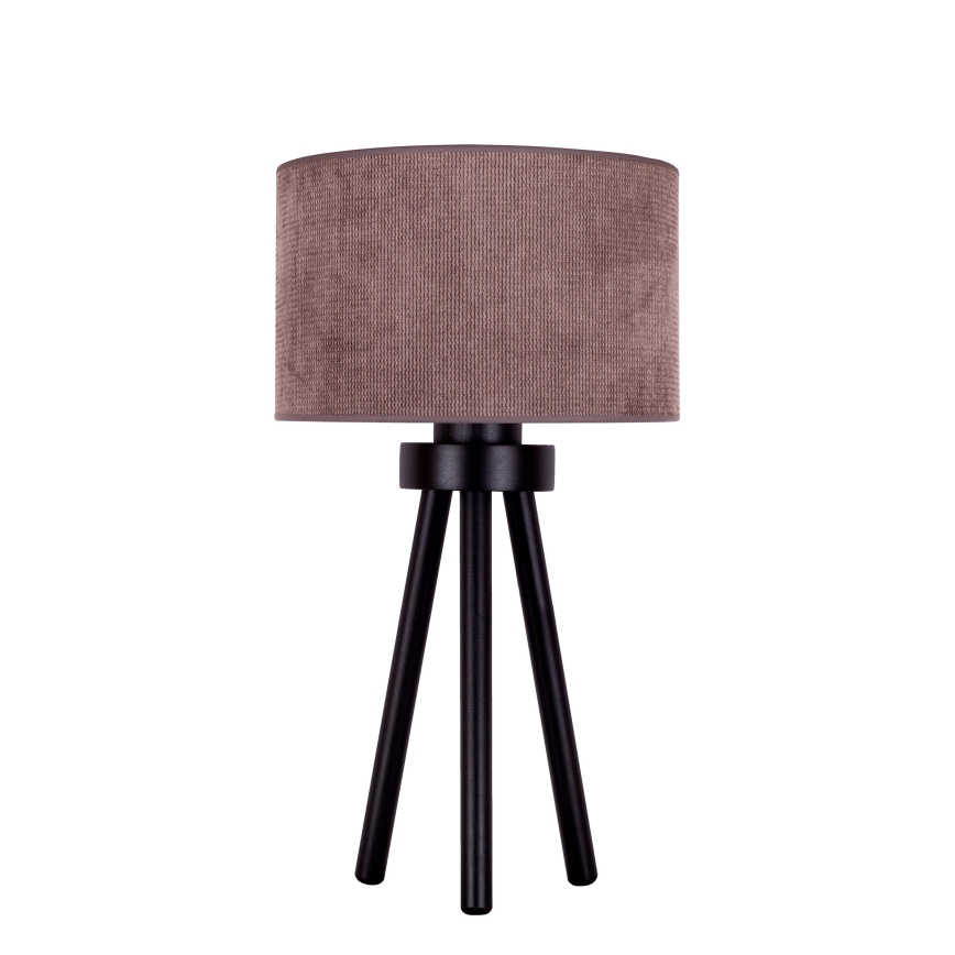 Duolla - Lampa stołowa LYON 1xE27/15W/230V śr. 30 cm brązowy
