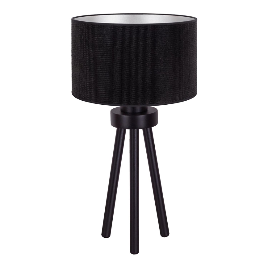 Duolla - Lampa stołowa LYON 1xE27/15W/230V śr. 30 cm czarny