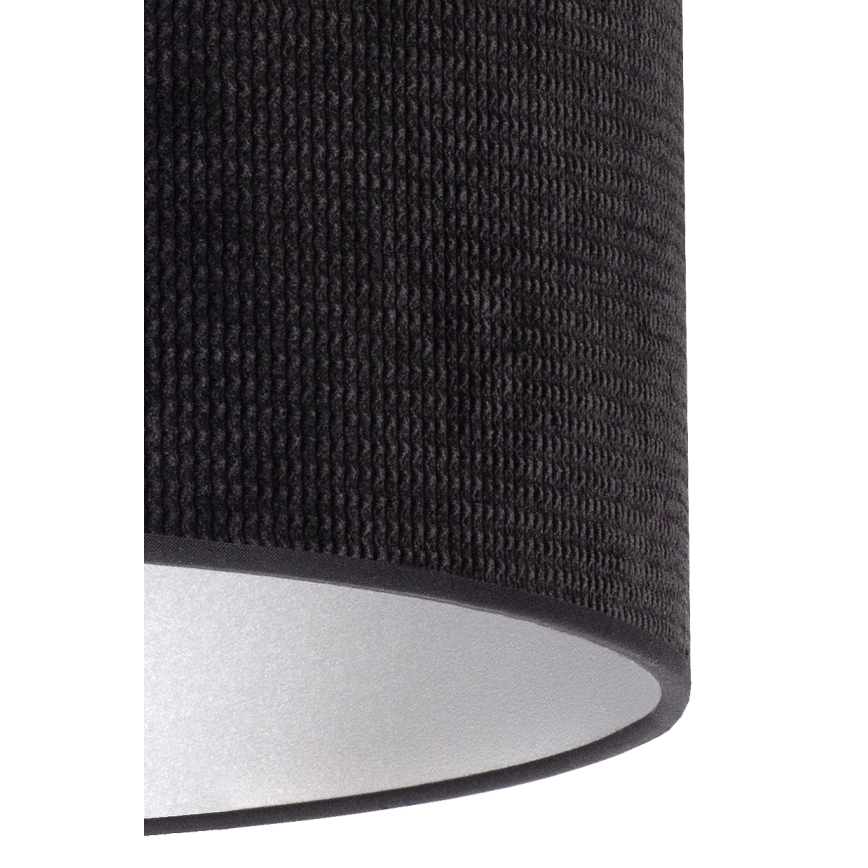 Duolla - Lampa stołowa LYON 1xE27/15W/230V śr. 30 cm czarny