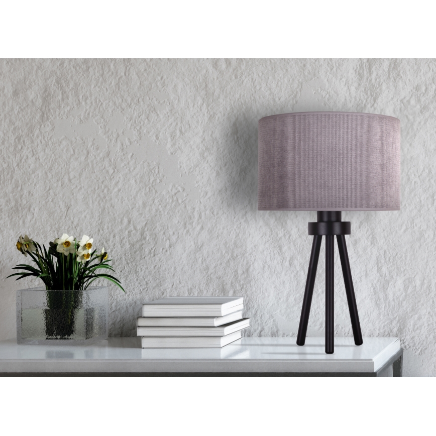 Duolla - Lampa stołowa LYON 1xE27/15W/230V śr. 30 cm szary