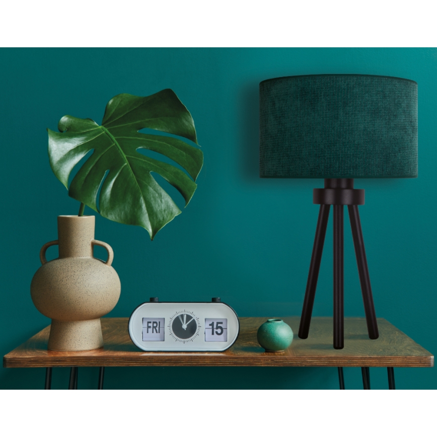 Duolla - Lampa stołowa LYON 1xE27/15W/230V śr. 30 cm zielony