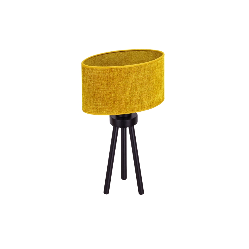 Duolla - Lampa stołowa OVAL 1xE27/15W/230V śr. 30 cm brązowy