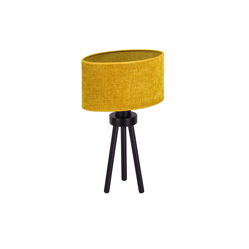 Duolla - Lampa stołowa OVAL 1xE27/15W/230V śr. 30 cm brązowy