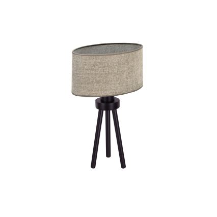Duolla - Lampa stołowa OVAL 1xE27/15W/230V śr. 30 cm brązowy