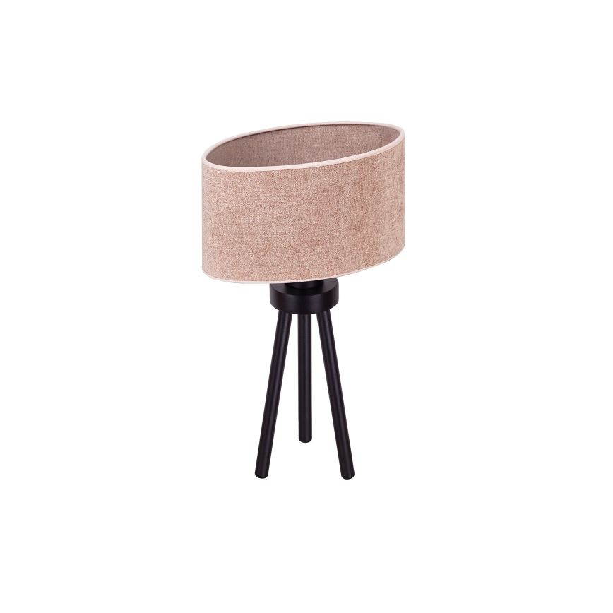 Duolla - Lampa stołowa OVAL 1xE27/15W/230V śr. 30 cm różowy