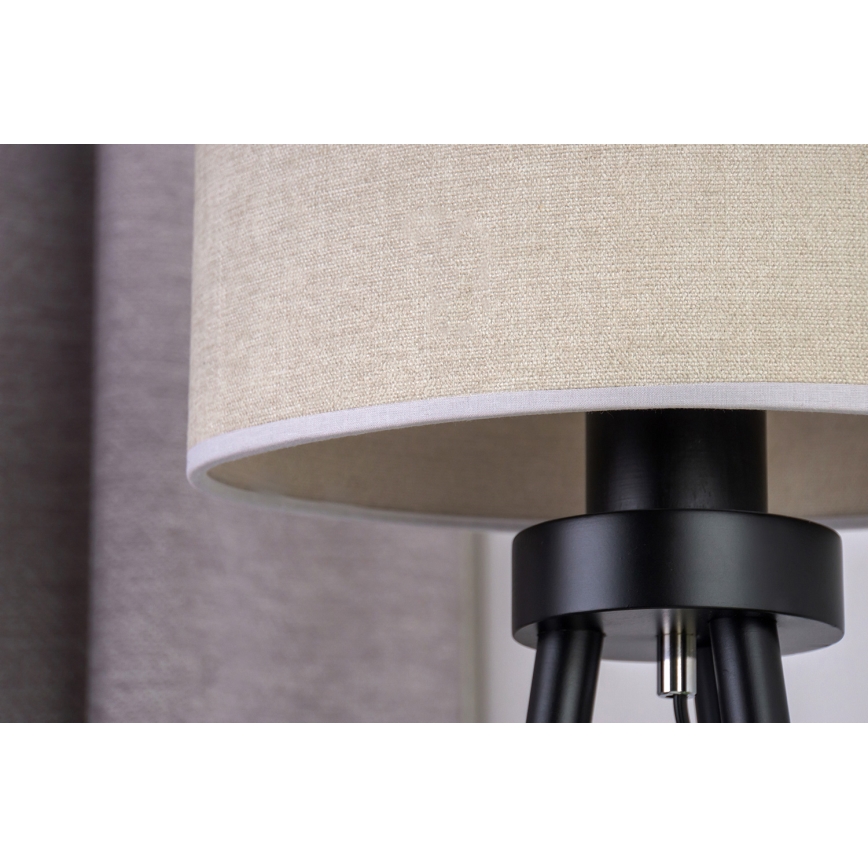 Duolla - Lampa stołowa OVAL 1xE27/15W/230V śr. 30 cm szary