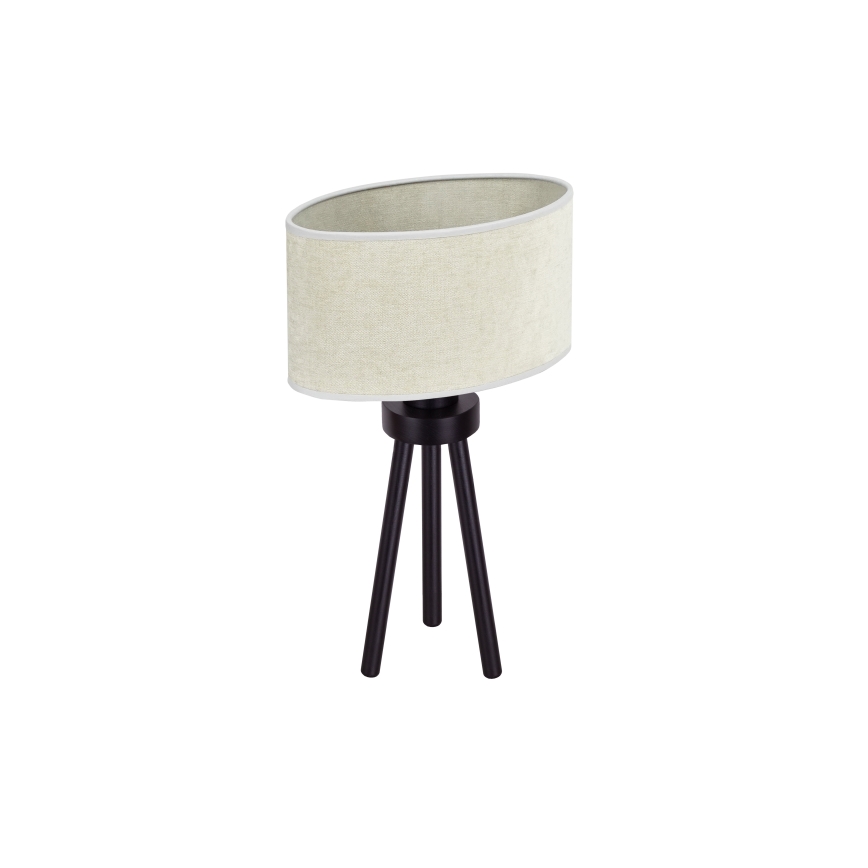 Duolla - Lampa stołowa OVAL 1xE27/15W/230V śr. 30 cm szary