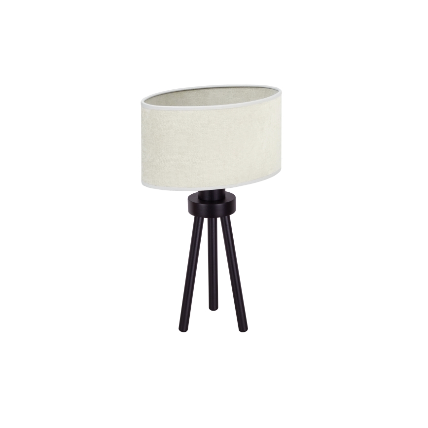 Duolla - Lampa stołowa OVAL 1xE27/15W/230V śr. 30 cm szary