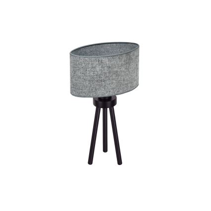 Duolla - Lampa stołowa OVAL 1xE27/15W/230V śr. 30 cm szary