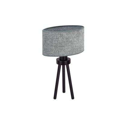 Duolla - Lampa stołowa OVAL 1xE27/15W/230V śr. 30 cm szary