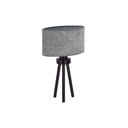 Duolla - Lampa stołowa OVAL 1xE27/15W/230V śr. 30 cm szary