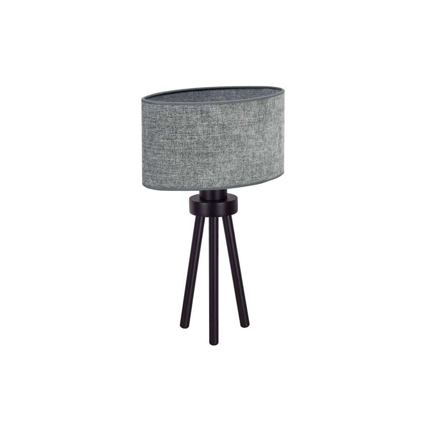 Duolla - Lampa stołowa OVAL 1xE27/15W/230V śr. 30 cm szary