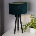 Duolla - Lampa stołowa OVAL 1xE27/15W/230V śr. 30 cm zielony