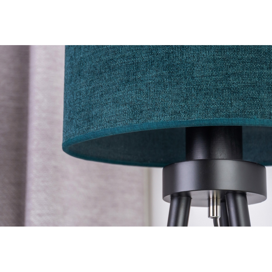 Duolla - Lampa stołowa OVAL 1xE27/15W/230V śr. 30 cm zielony