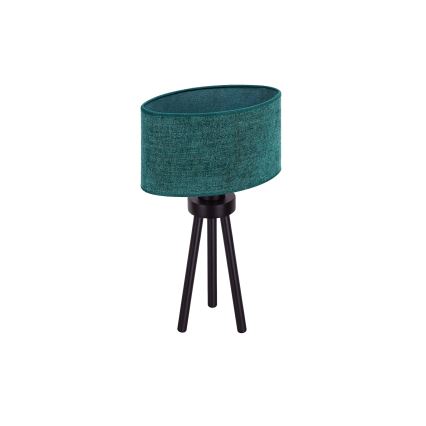 Duolla - Lampa stołowa OVAL 1xE27/15W/230V śr. 30 cm zielony