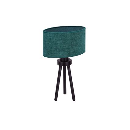 Duolla - Lampa stołowa OVAL 1xE27/15W/230V śr. 30 cm zielony