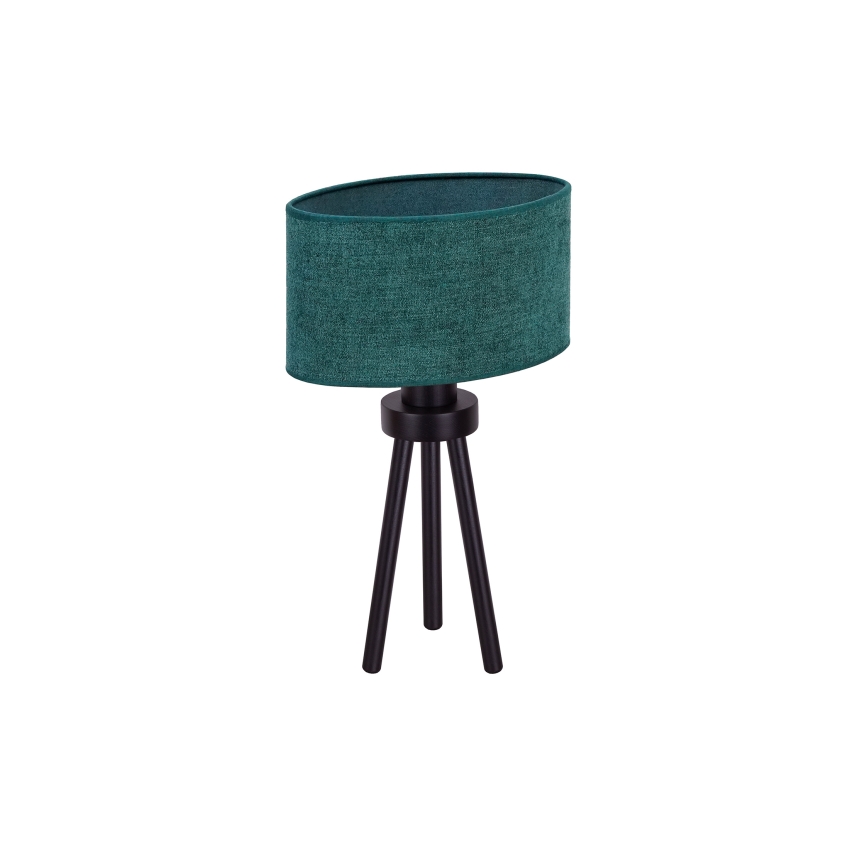 Duolla - Lampa stołowa OVAL 1xE27/15W/230V śr. 30 cm zielony