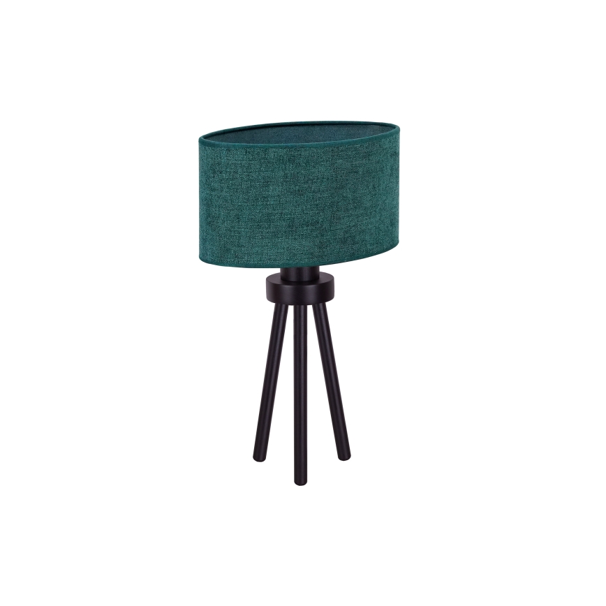 Duolla - Lampa stołowa OVAL 1xE27/15W/230V śr. 30 cm zielony
