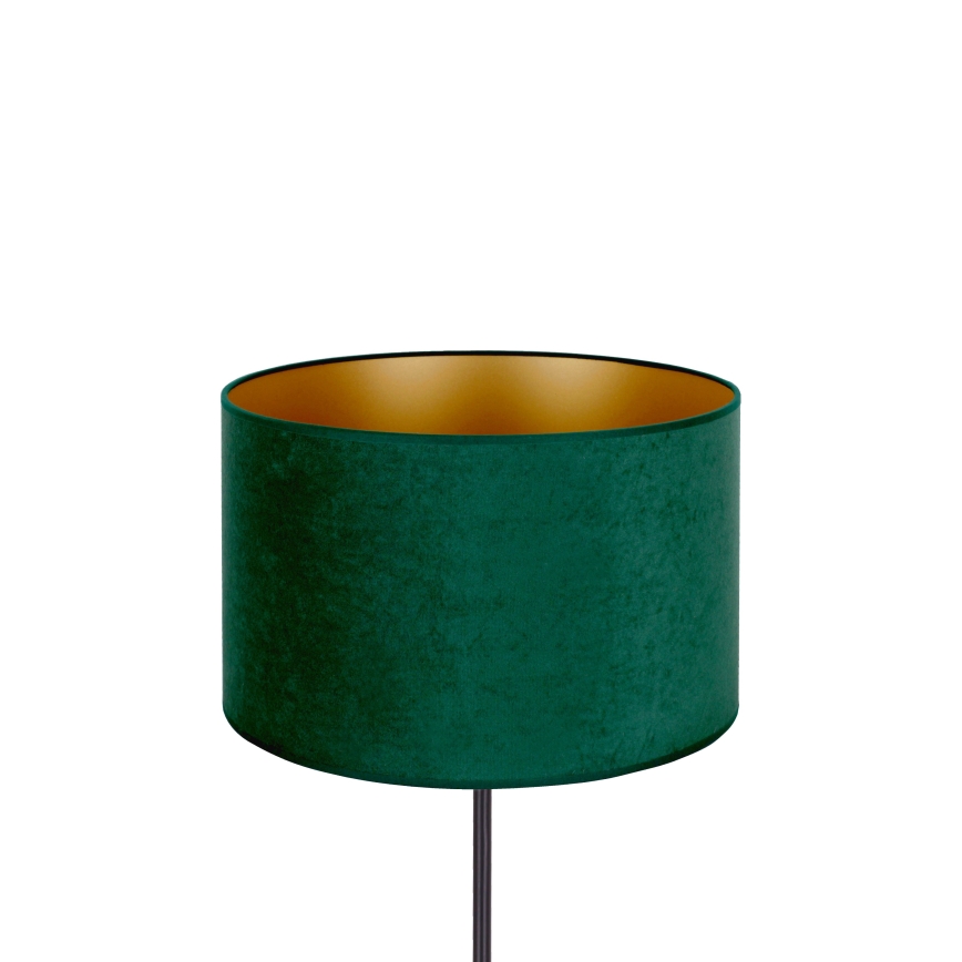 Duolla - Lampa stołowa ROLLER 1xE14/15W/230V ciemny śr. 20 cm zielony/złoty