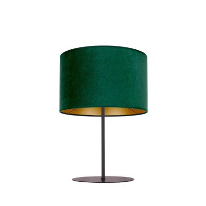 Duolla - Lampa stołowa ROLLER 1xE14/15W/230V ciemny śr. 20 cm zielony/złoty
