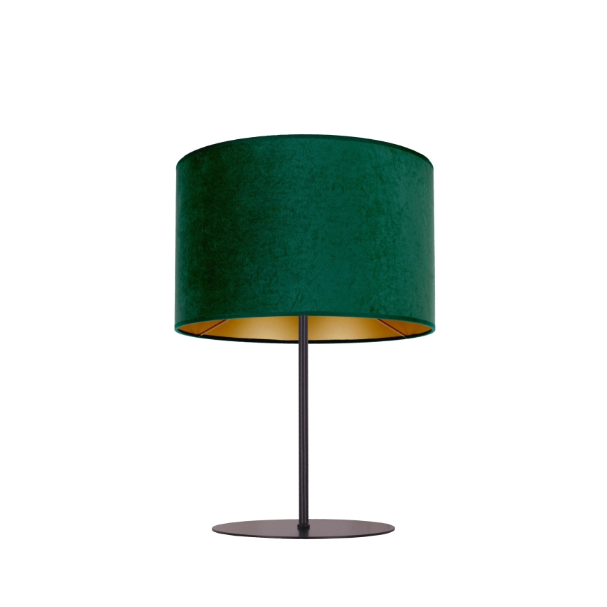 Duolla - Lampa stołowa ROLLER 1xE14/15W/230V ciemny śr. 20 cm zielony/złoty