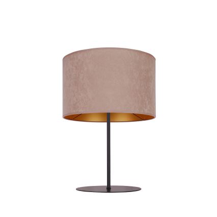 Duolla - Lampa stołowa ROLLER 1xE14/15W/230V śr. 20 cm beżowy/złoty