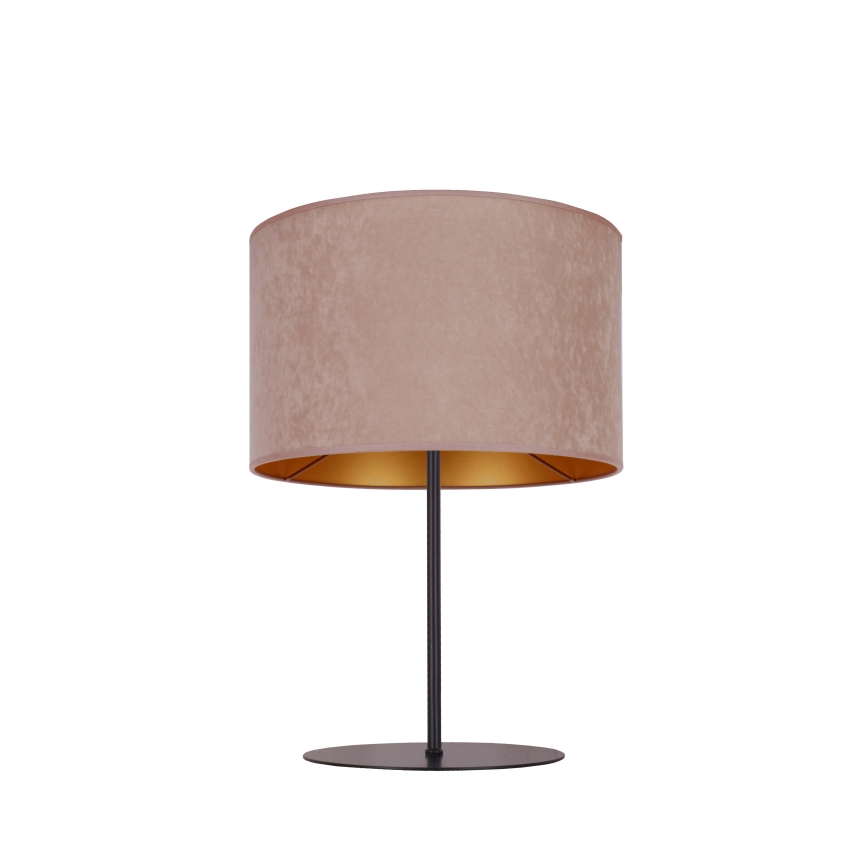 Duolla - Lampa stołowa ROLLER 1xE14/15W/230V śr. 20 cm beżowy/złoty