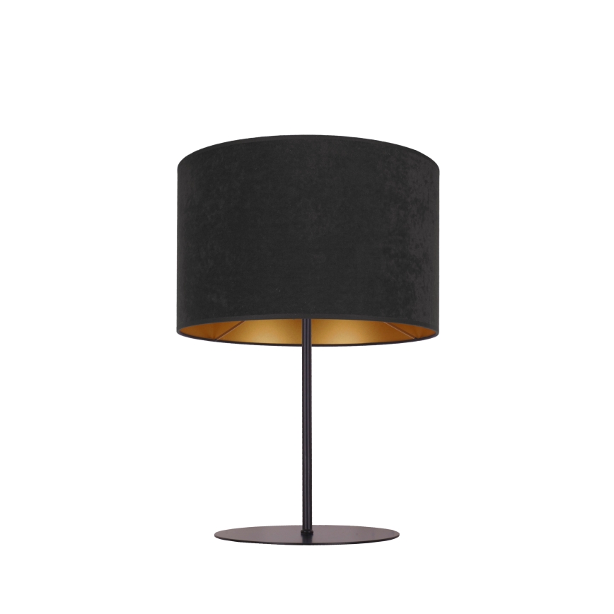 Duolla - Lampa stołowa ROLLER 1xE14/15W/230V śr. 20 cm czarny/złoty