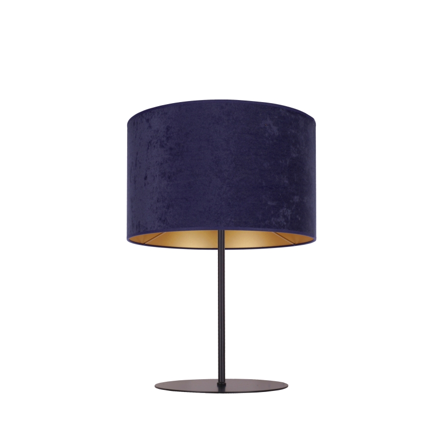 Duolla - Lampa stołowa ROLLER 1xE14/15W/230V śr. 20 cm niebieski/złoty