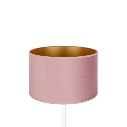 Duolla - Lampa stołowa ROLLER 1xE14/15W/230V śr. 20 cm różowy/złoty