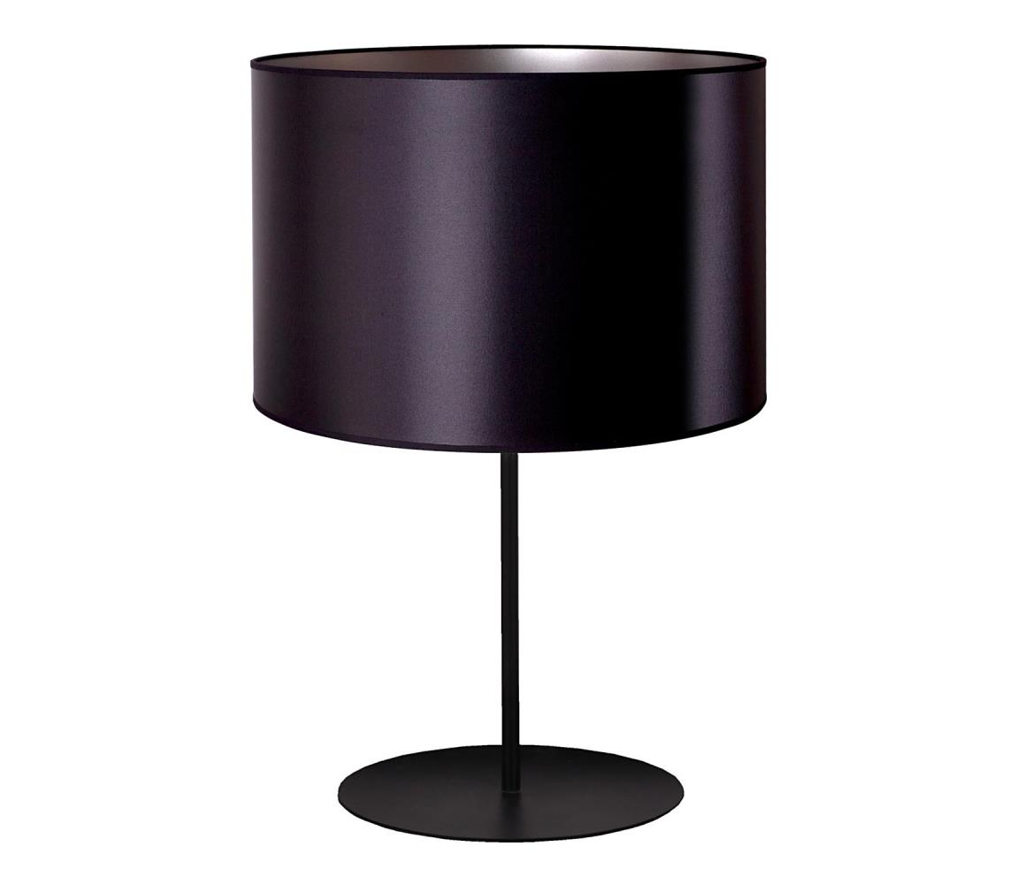 - Lampa stołowa CANNES 1xE14/15W/230V śr. 20 cm czarny/srebrny
