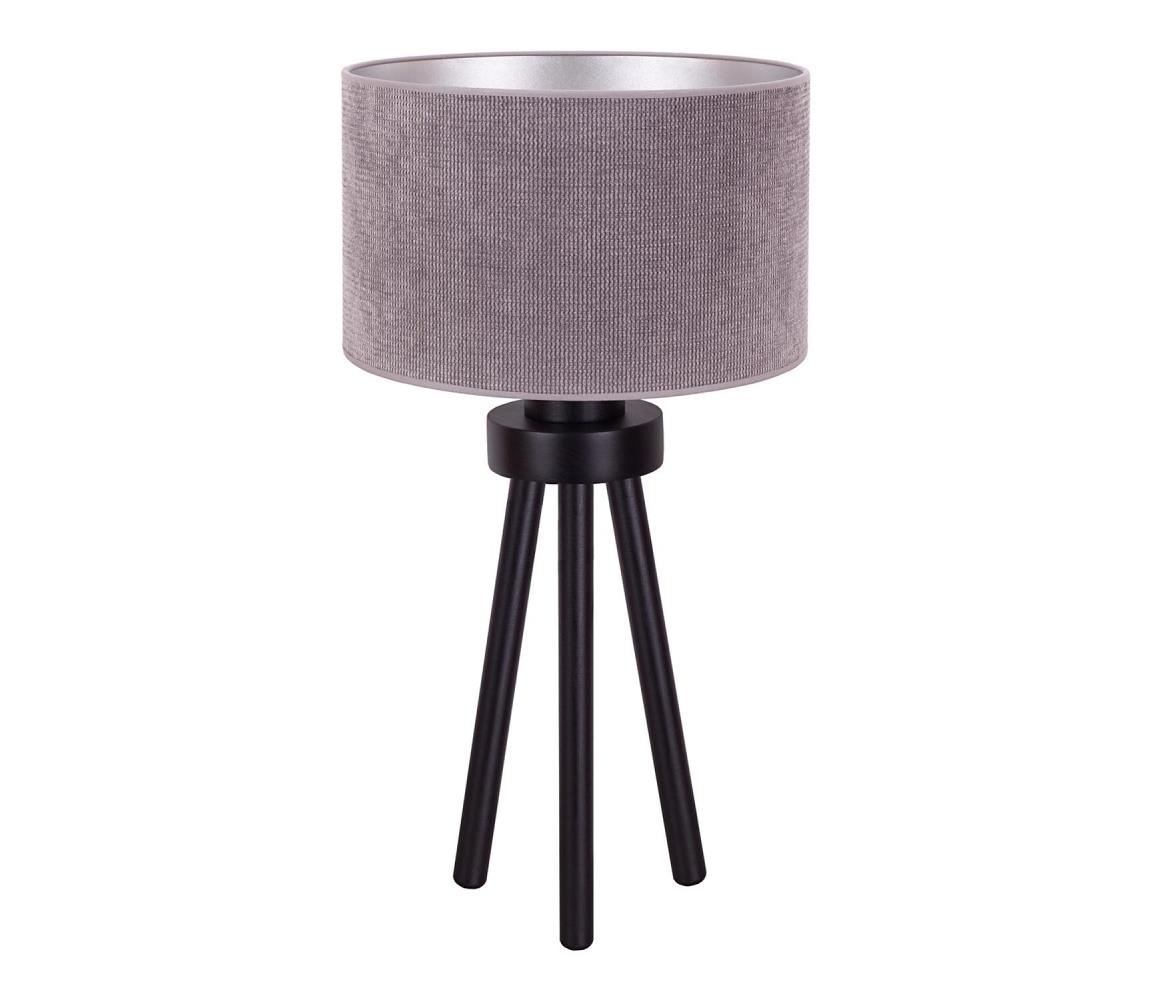 - Lampa stołowa LYON 1xE27/15W/230V śr. 30 cm szary