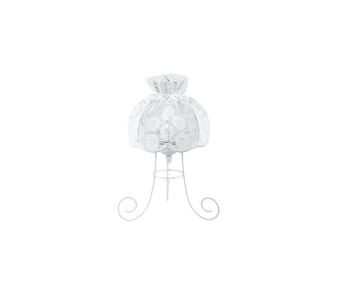 - Lampa stołowa SYMPHONY 1xE27/40W/230V śr. 28 cm biały