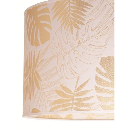 Duolla - Lampa sufitowa ARECA 1xE27/40W/230V śr. 45 cm mosiądz/biała