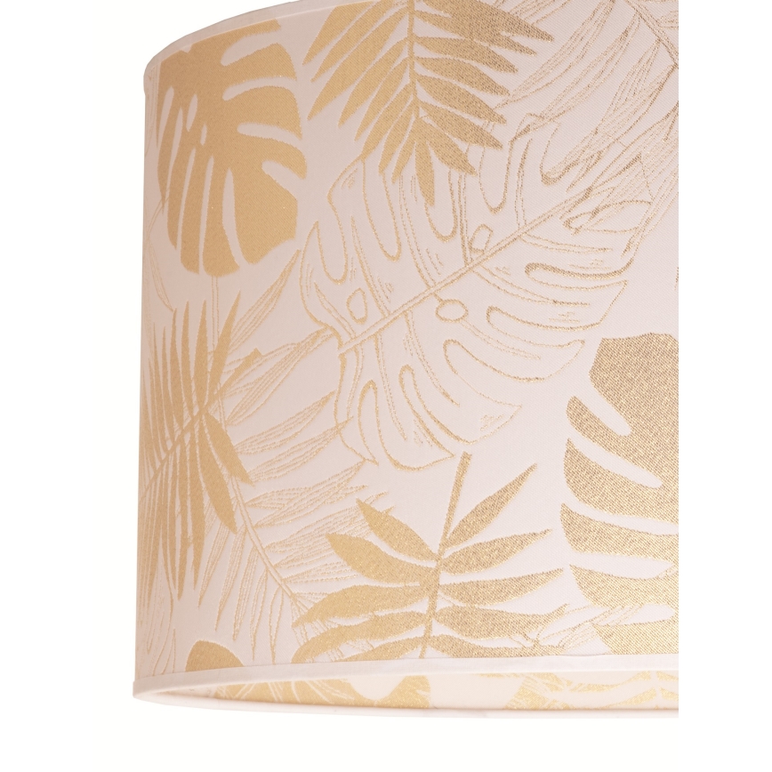 Duolla - Lampa sufitowa ARECA 1xE27/40W/230V śr. 45 cm mosiądz/biała