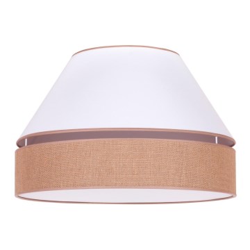 Duolla - Lampa sufitowa AVIGNON 1xE27/15W/230V śr. 50 cm biały/brązowy