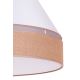 Duolla - Lampa sufitowa AVIGNON 1xE27/15W/230V śr. 50 cm biały/brązowy