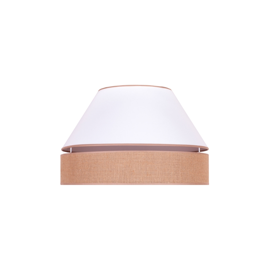 Duolla - Lampa sufitowa AVIGNON 1xE27/15W/230V śr. 50 cm biały/brązowy