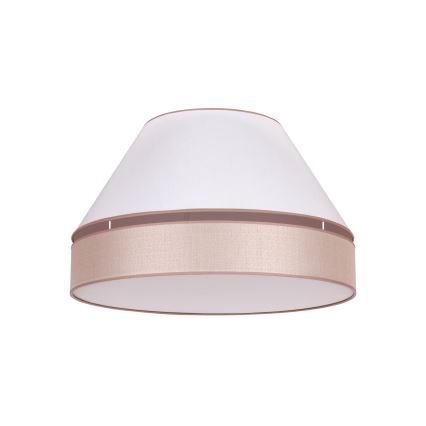 Duolla - Lampa sufitowa AVIGNON 3xE27/15W/230V śr. 60 cm biały/beżowy