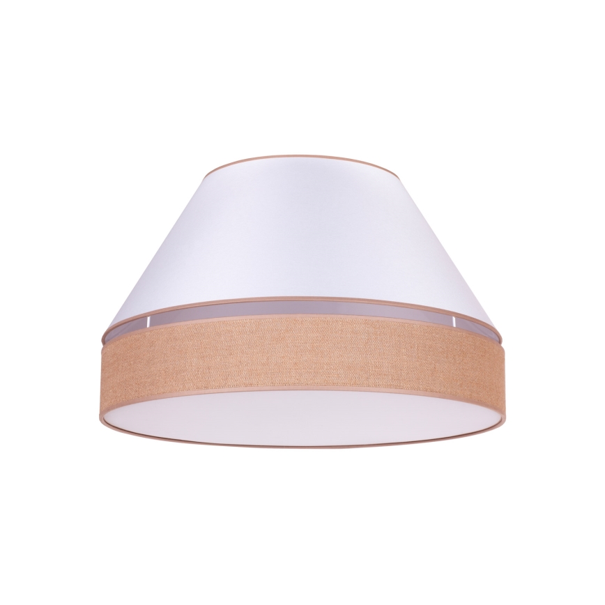 Duolla - Lampa sufitowa AVIGNON 3xE27/15W/230V śr. 60 cm biały/brązowy