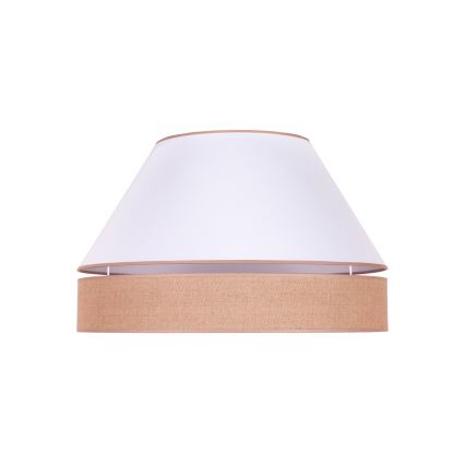Duolla - Lampa sufitowa AVIGNON 3xE27/15W/230V śr. 60 cm biały/brązowy