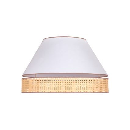 Duolla - Lampa sufitowa AVIGNON 3xE27/15W/230V śr. 60 cm biały/rattan