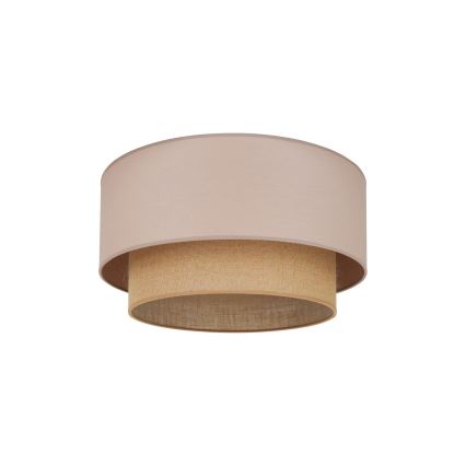 Duolla - Lampa sufitowa BOHO 1xE27/15W/230V śr. 45 cm beżowa/brązowa