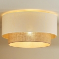 Duolla - Lampa sufitowa BOHO 1xE27/15W/230V śr. 45 cm beżowy/brązowy