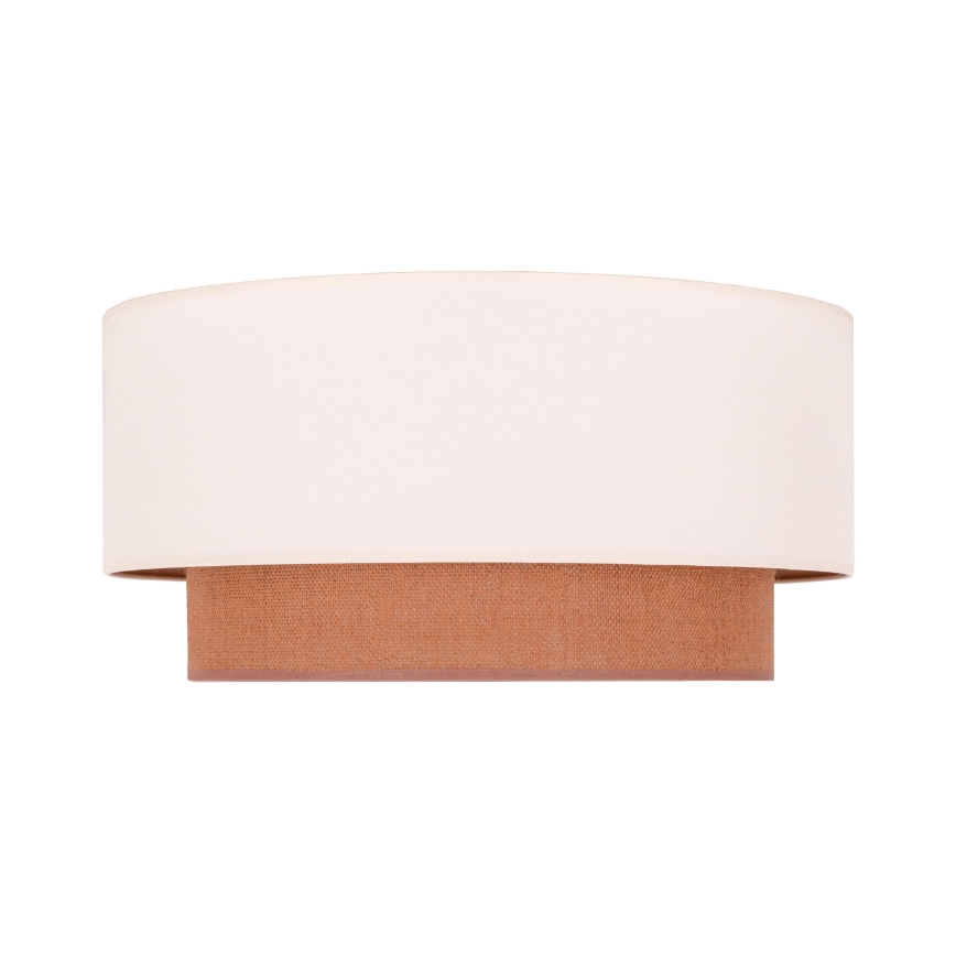 Duolla - Lampa sufitowa BOHO 3xE27/15W/230V śr. 60 cm beżowy/brązowy