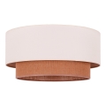 Duolla - Lampa sufitowa BOHO 3xE27/15W/230V śr. 60 cm beżowy/brązowy
